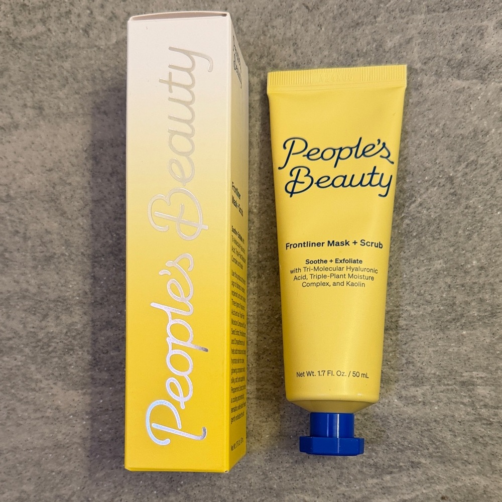 People's Beauty Yellow Mask + Scrub